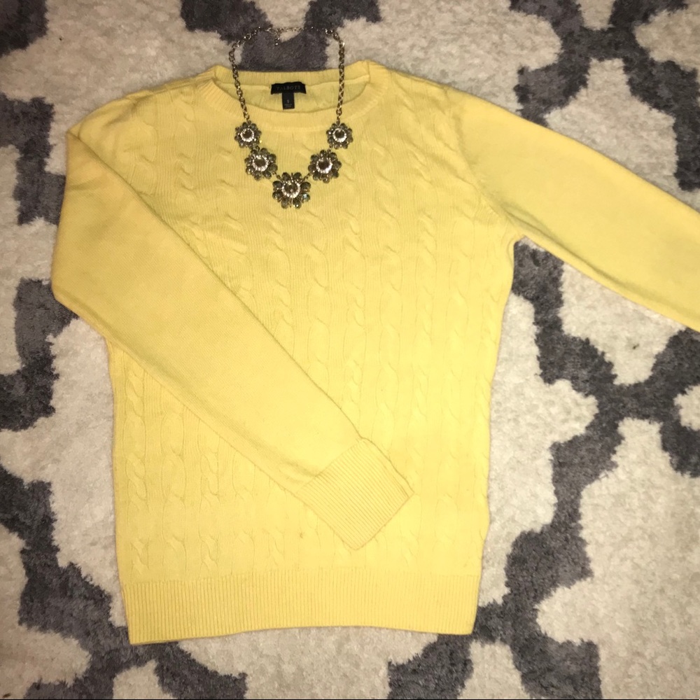 Yellow Talbots sweater
